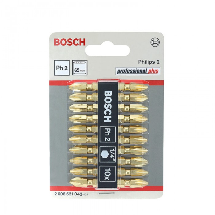 Bosch Gold Screwdriver Bit 65mm 2608521042 Europa Tools